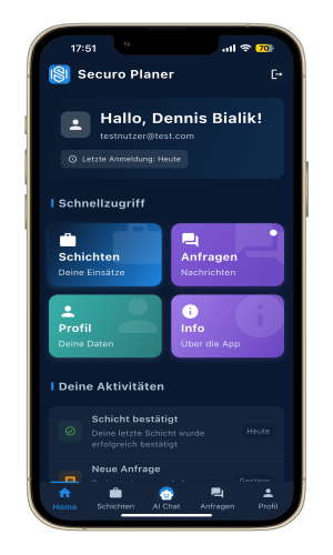 Mobile App für iOS und Android